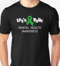Mental Health Awareness - Let's Talk Slim Fit T-Shirt