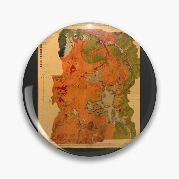 Item preview, Map Of Yellowstone 1878 Graphic designed and sold by elijahmzcul.