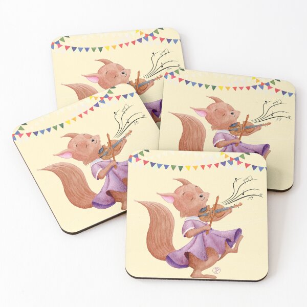 Item preview, Squirrel playing the violin designed and sold by Iris Créa.
