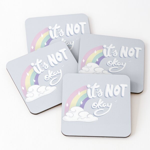 Item preview, It's not okay designed and sold by StefanySantiago.