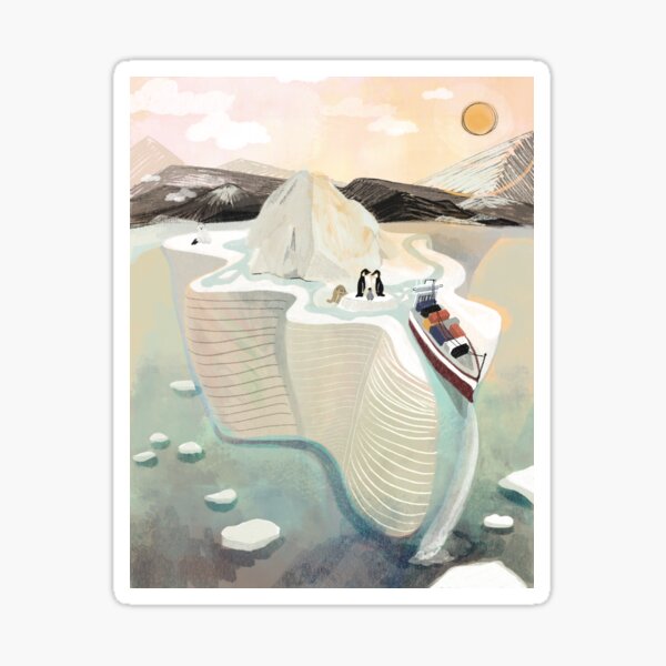Melting Polar Ice Caps Sticker