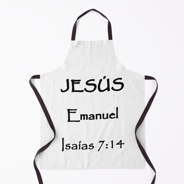 Item preview, Isaiah 7:14 Jesus Emanuel Spanish Bible Verse designed and sold by NombresDeJesus.