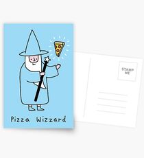 Pizza Wizzard Postcards