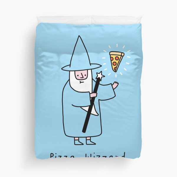 Pizza Wizzard Duvet Cover