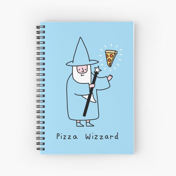 Pizza Wizzard Spiral Notebook