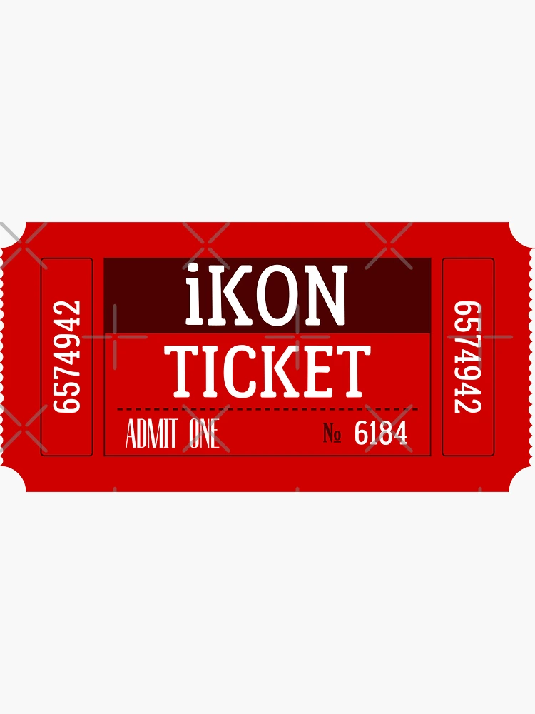 New Jeans Kpop Ticket Sticker for Sale by puki-ycdi
