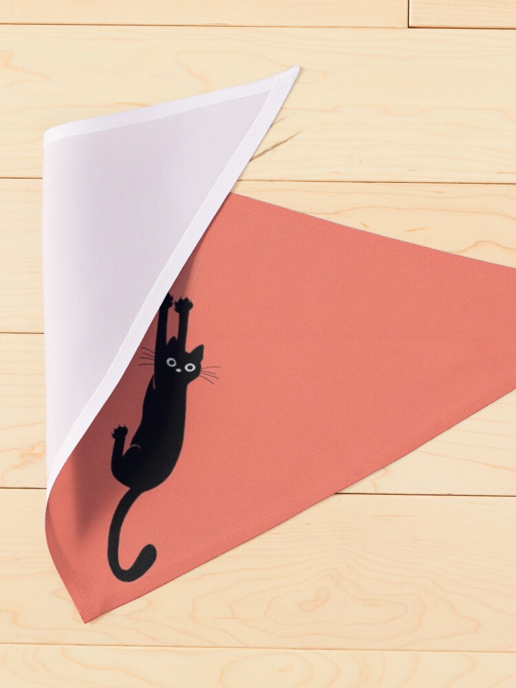 Alternate view of Black Cat Holding On Pet Bandana