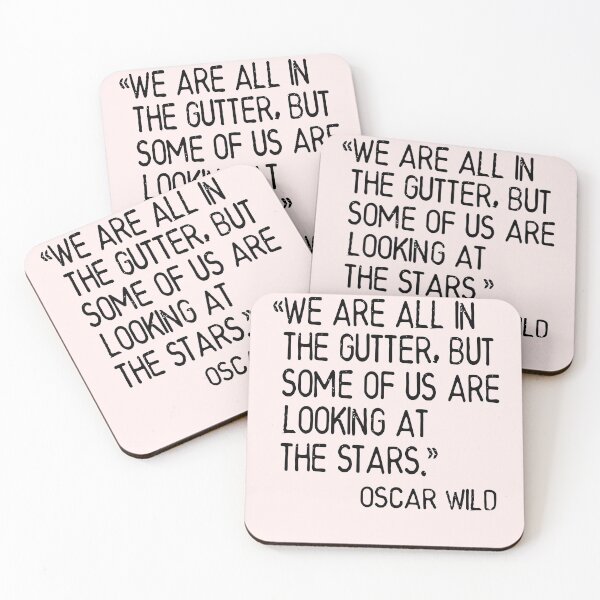Item preview, Oscar Wilde - We are all in the gutter, but some of us are looking at the stars. designed and sold by Heddar Badreddine.