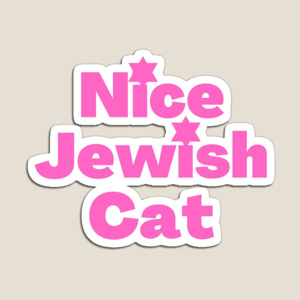 Item preview, Nice Jewish Cat 2 pink designed and sold by NJGDesigns.