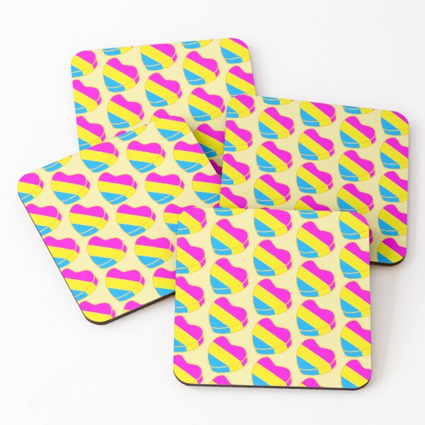 Item preview, pansexual candy heart designed and sold by evthewitch.