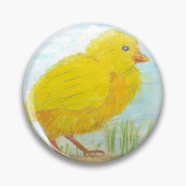 Item preview, chick in the grass designed and sold by Sandra  Steinke.