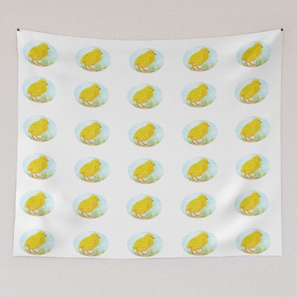 Item preview, chick in the grass designed and sold by Sandra  Steinke.