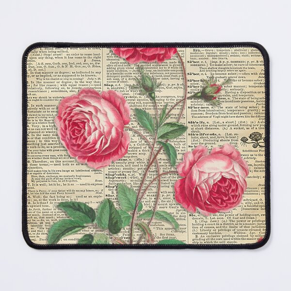 Item preview, Flor colorida vintage con arte de pared botánico de fondo de página de catálogo antiguo designed and sold by m2Graphic.