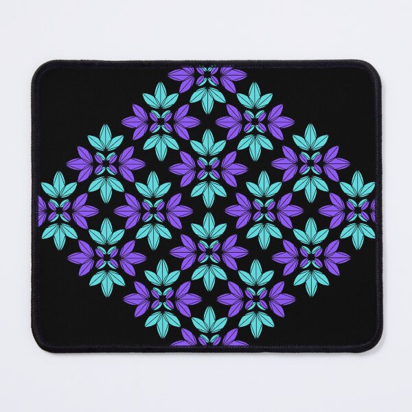 Item preview, Blue Purple Diamond Flowers designed and sold by ckylin.