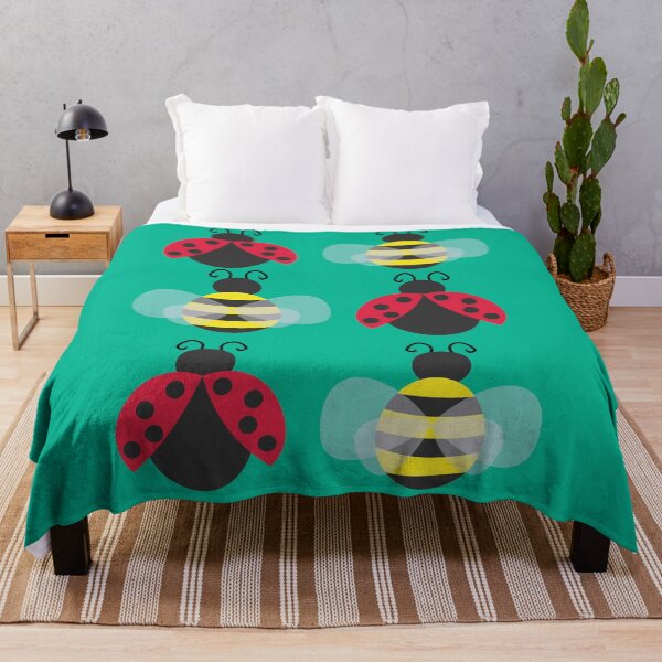 Item preview, Ladybugs and bees designed and sold by demonkourai.
