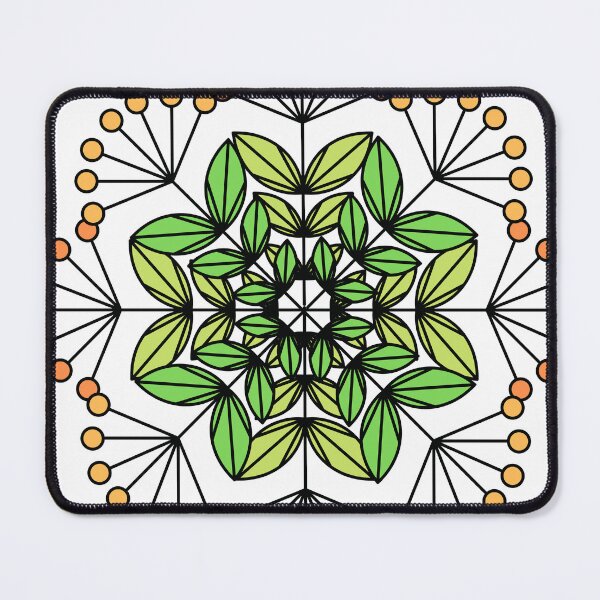 Item preview, Green Geometric Floral Isotope designed and sold by ckylin.