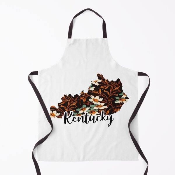 Item preview, Floral Map of USA States Kentucky - Map of Kentucky designed and sold by AmethystMurad.