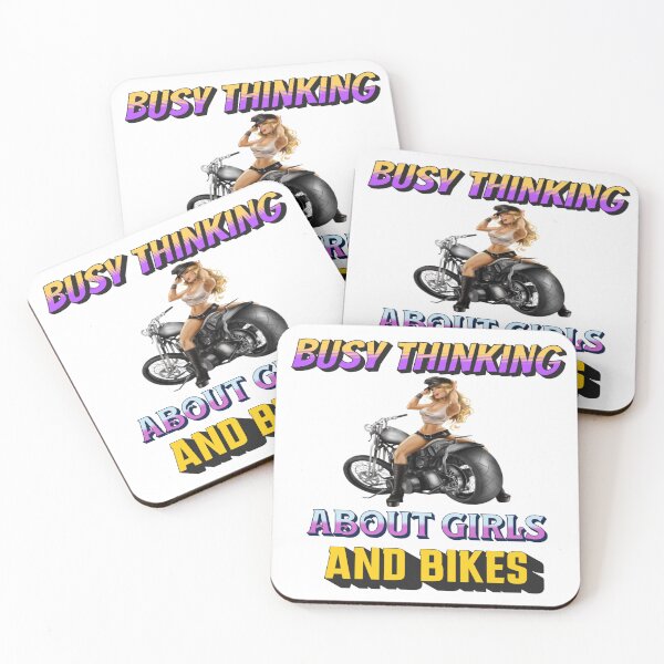 Item preview, Busy Thinking About Girls and Bikes designed and sold by Handyhouse.