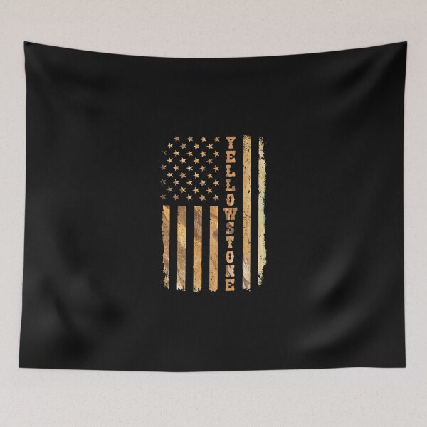 Item preview, Yellowstone Flag Vintage  Classic designed and sold by hitsonwzellne.