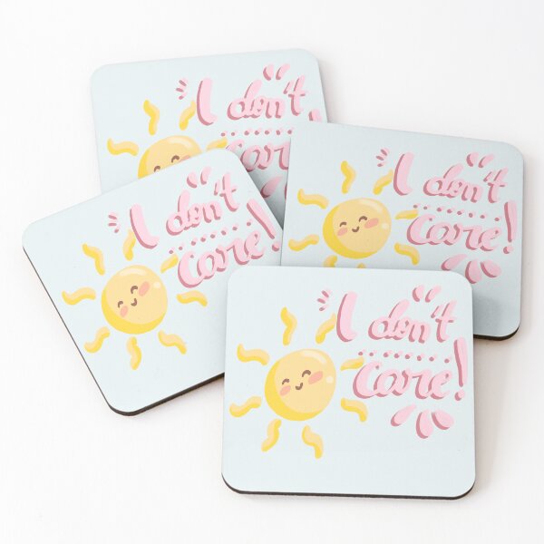 Item preview, I don't care designed and sold by StefanySantiago.