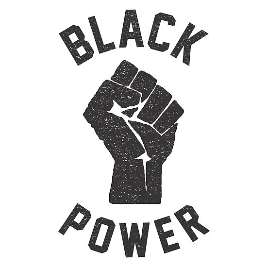"Black Power Fist Grunge" Poster by goodspy | Redbubble