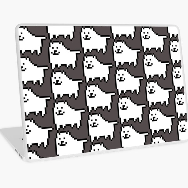 Annoying Dog Laptop Skins Redbubble - roblox undertale into darkness pet cat