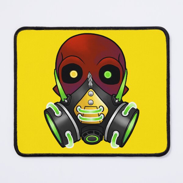 Item preview, Goth Cyberpuck Gasmask Skull designed and sold by gnomeskillet.