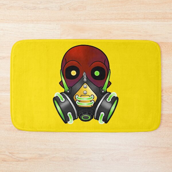 Item preview, Goth Cyberpuck Gasmask Skull designed and sold by gnomeskillet.