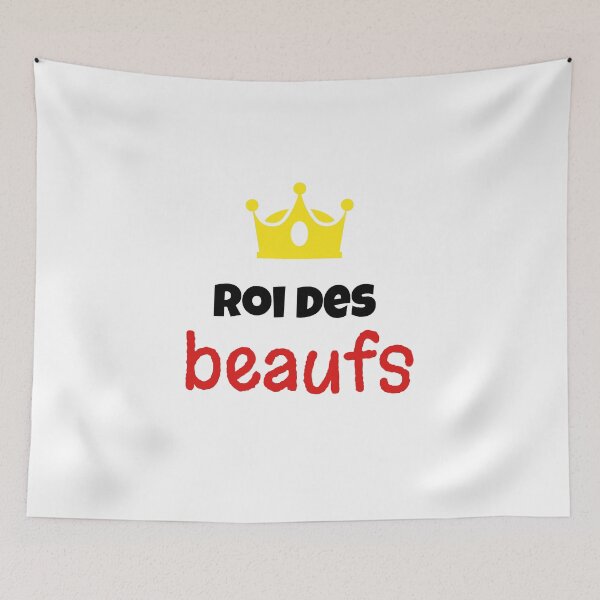Aperçu de l'œuvre roi des beaufs cadeau homme créée et vendue par Scelai.