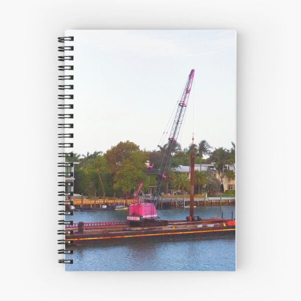 Item preview, Floating Barge on Miami River designed and sold by BritishYank.