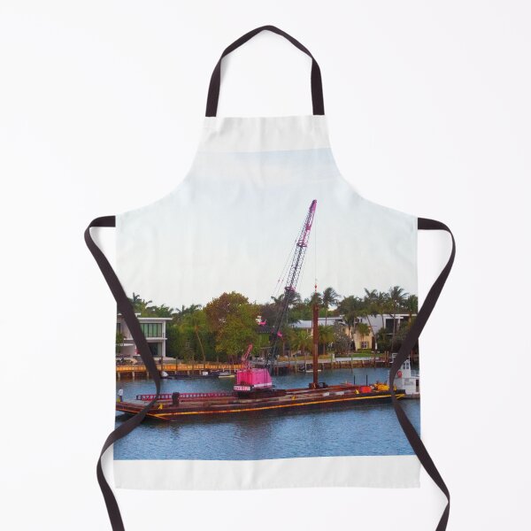 Item preview, Floating Barge on Miami River designed and sold by BritishYank.