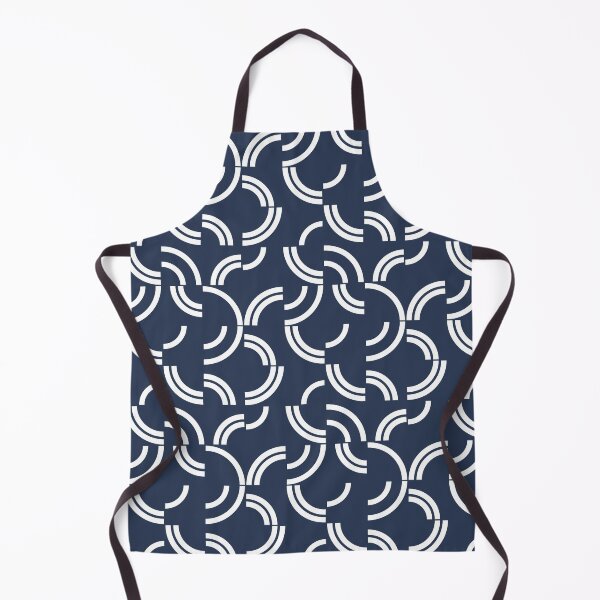 Item preview, White curves on navy blue background designed and sold by BattaAnastasia.