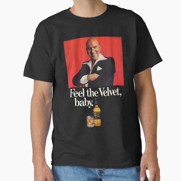 Item preview, Black Velvet Whiskey Telly Savalas Retro 70s  designed and sold by andsha4217.