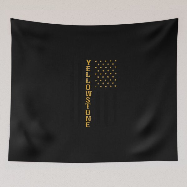Item preview, Yellowstone Flag, Yellowstone National Park Vintage Bison Gifts Essential designed and sold by hitsonwzellne.