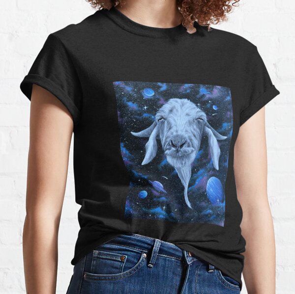 Chèvre de l'espace T-shirt classique