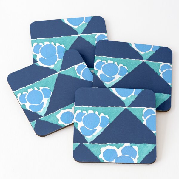 Item preview, Elegant Art Nouveau stencil print shapes pattern by E.A. Seguy 1 designed and sold by fivo.