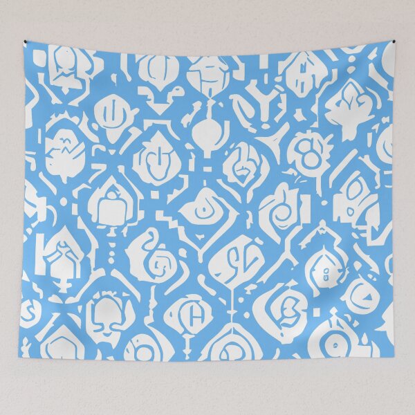 Item preview, Symbolic - Baby Blue and White designed and sold by CGArtsy.