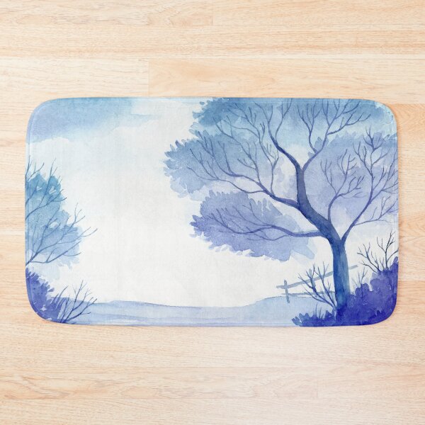Item preview, Hand-drawn Leafless Dry Tree Winter Watercolor illustration designed and sold by hatimelhag.