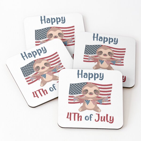 Item preview, Sloth 4th of July designed and sold by HappyLifeCreate.