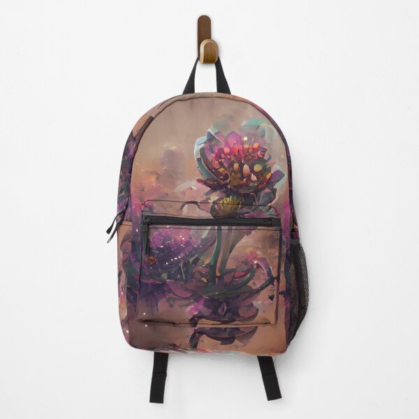 Item preview, Magical Alien Flower Pink Painting designed and sold by ArtsySaturn.