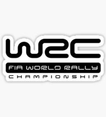 WRC rally logo Sticker