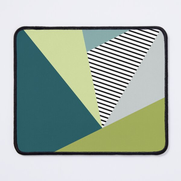 Item preview, Green and blue abstract geometric design designed and sold by BattaAnastasia.