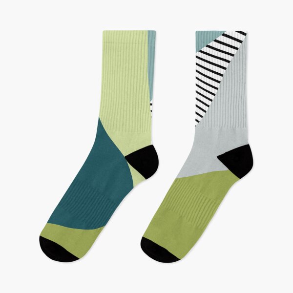 Item preview, Green and blue abstract geometric design designed and sold by BattaAnastasia.