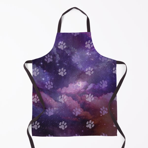 Item preview, purple galaxy pattern with dog and cat paw print designed and sold by Beeroclock.