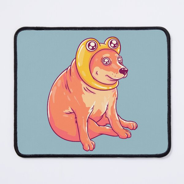 Item preview, Frog Cheems | Yellow | Shibe | Shiba Inu | Baby Cheems | Pepe | Wacky and Uncharacteristic Ironic Dank Meme Bonk designed and sold by Any Color Designs.
