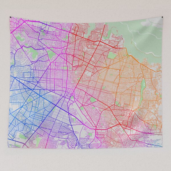 Item preview, Guadalajara City Map of Jalisco, Mexico - Colorful designed and sold by deMAP.