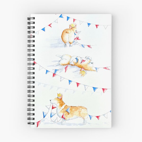 Item preview, Platinum jubilee corgis  designed and sold by SketchingDoctor.