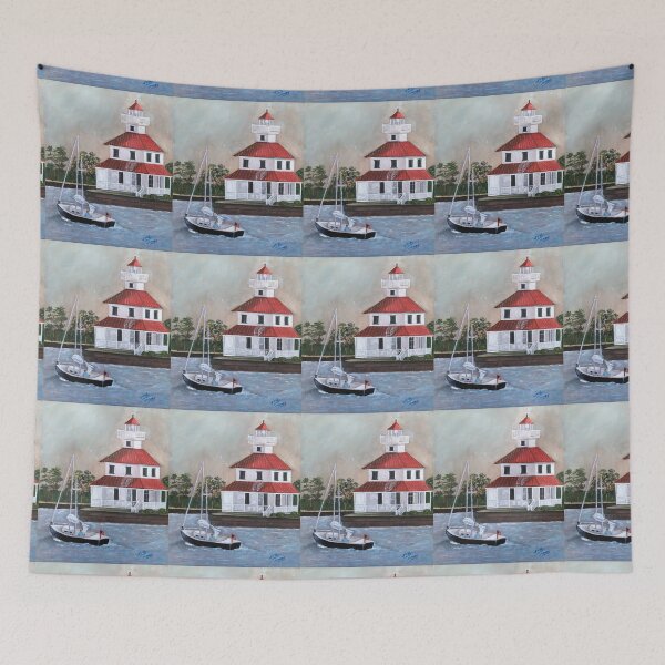Item preview, New Canal Lighthouse designed and sold by Art by Judy Jones.