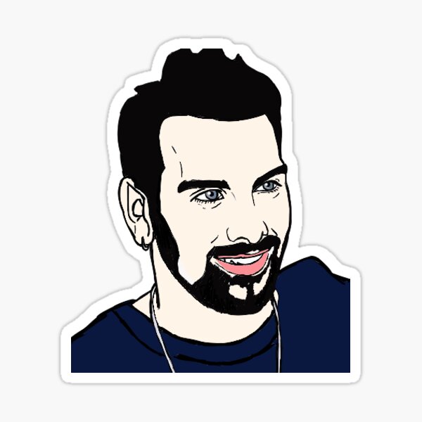 Nyle DiMarco Picture Red Shorts (Face Only) Sticker