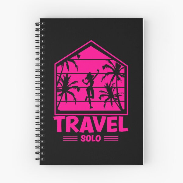 Item preview, solo travel pink palms designed and sold by AmadoNabilo.